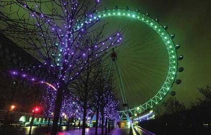 The Big Eye at night