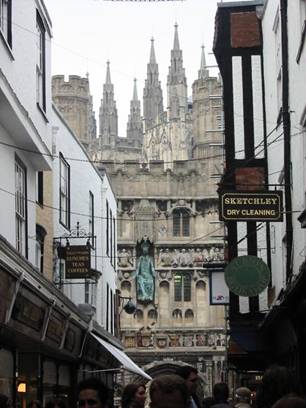  Canterbury cathedral.