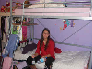 Marie Lise in her bedroom